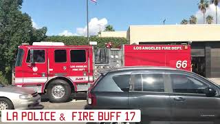 LAFD ENGINE 66 RESPONDING