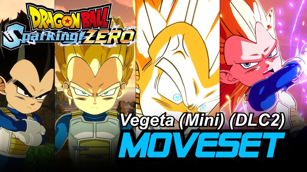 Vegeta (Mini) (DLC2) Moveset - DRAGON BALL: Sparking! ZERO | Japanese - 4K 60FPS
