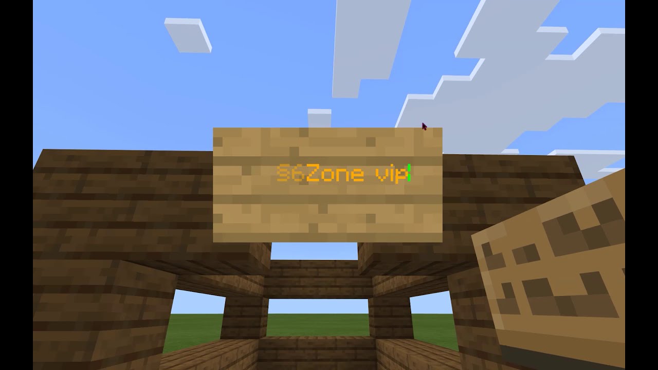 Tutoriel Comment faire une Zone VIP sur Minecraft Pe, Bedrock et