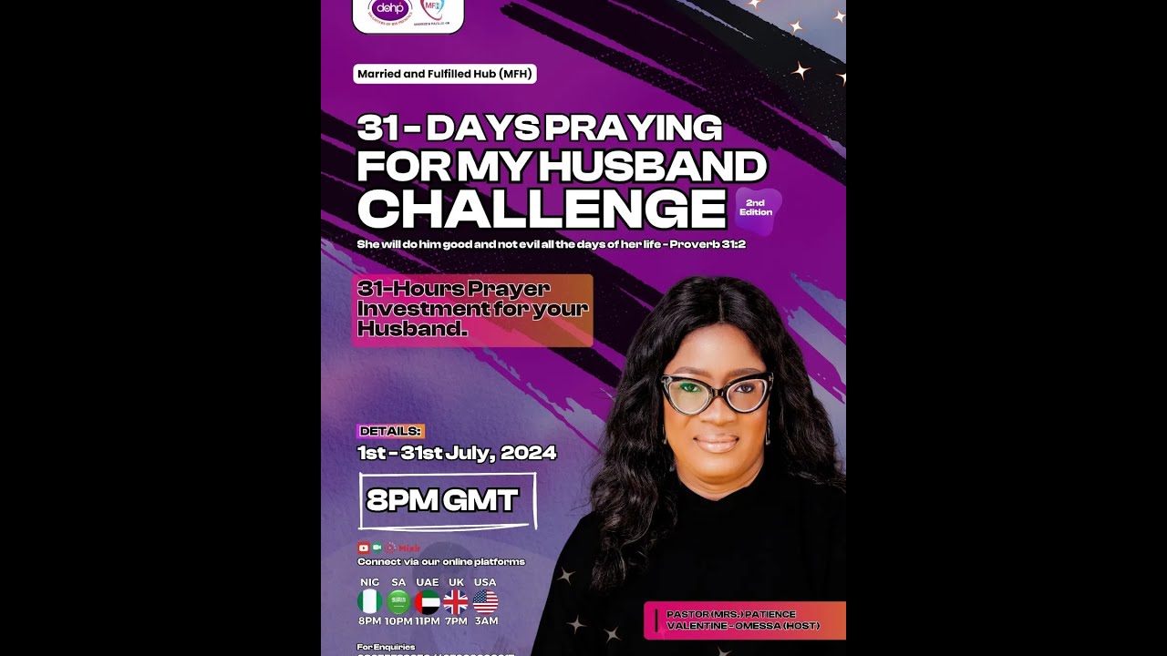 Praying For My Husband Challenge - YouTube