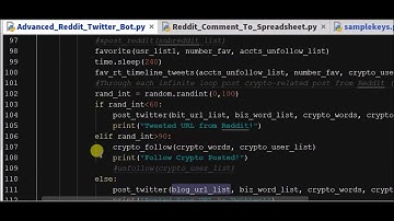 How To Create Twitter and Reddit Bot in Python - Advanced