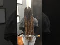 Reattach natural Locs she grew herself, retwist and style 🌟