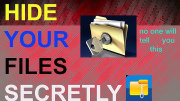 how to hide files in Android phone (without any third party app).