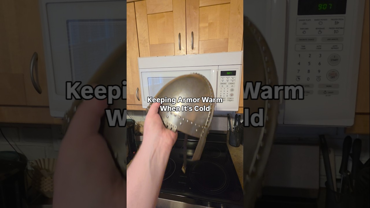 Nothing like that warm toasty feeling🤗 ⚠️DO NOT DO THIS⚠️#armor #meme #microwave #metal #explosion