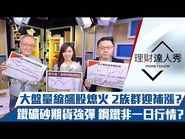 【理財達人秀】台股量縮換手中 2類低檔股迎補漲！鐵礦砂低檔紅三兵 鋼鐵有基之彈？寧德、特斯拉戰新高 電池股選誰？｜李兆華、李永年、林信富《理財達人秀》2021.11.23