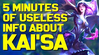 5 Minutes of Useless Information about KaiSa