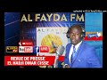 PRESS REVIEW RADIO ALFAYDA EL HADJI OMAR CISSE FRIDAY MARCH 20 2026