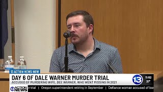 Former Warner employee testifies in Dale Warner murder trial - part 2