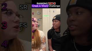 Ranking The Funniest Make A Word Challenge Moments#shorts #wordchallenge#couplechallenge #funny