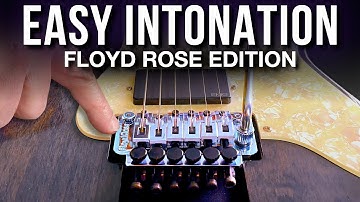 EXPLAINED: How to Intonate a Floyd Rose Guitar Bridge🎸