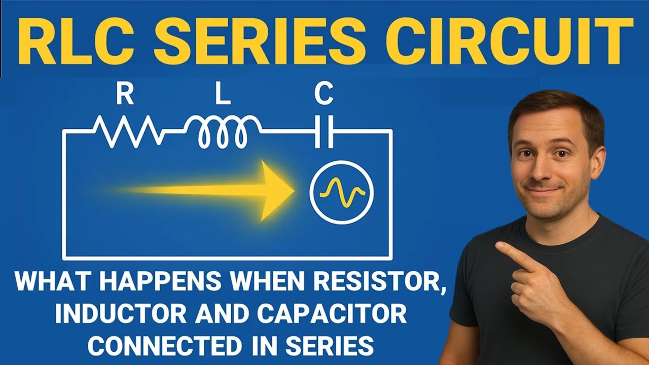 Phasor diagram of RLC series circuit / LCR circuit / Angular velocity