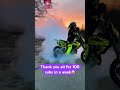 Appreciate the support 🔥 #burnout #fy #bikelife #moto #100subscribers #fypシ