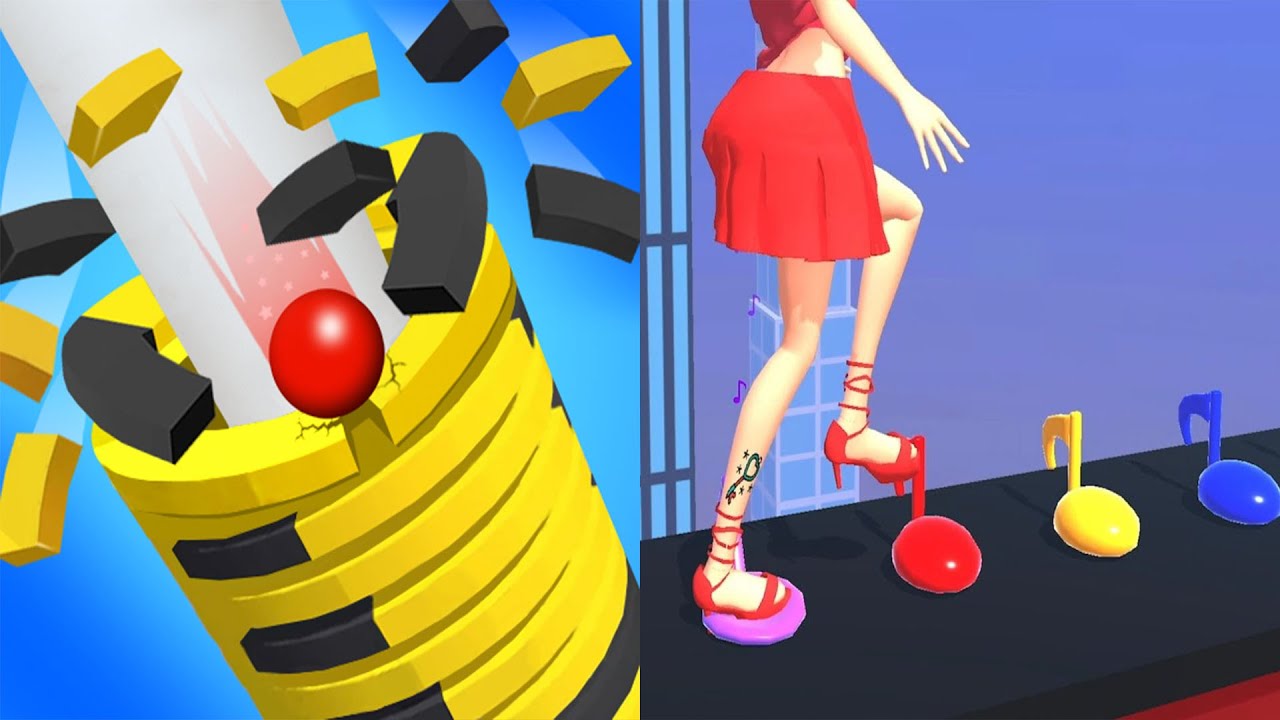 Assemble Run 3D VS Ball Run Stack - All Levels Gameplay Android,ios ...