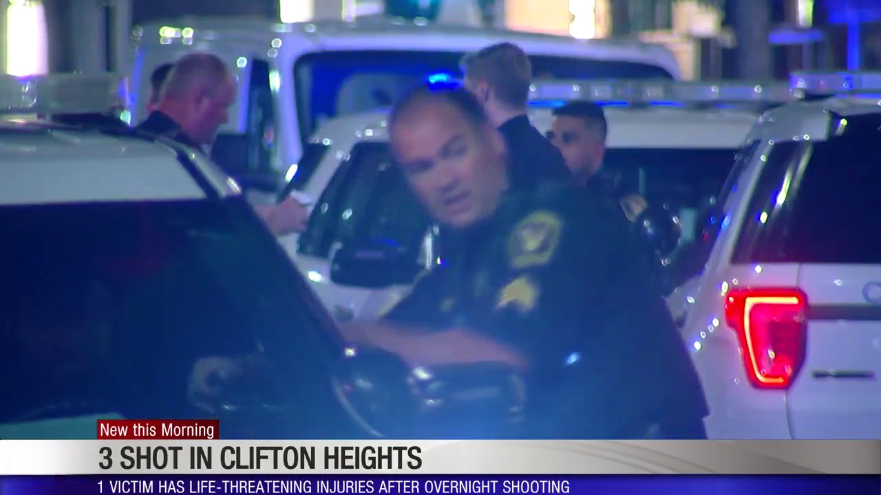 One killed, two injured in Clifton Heights shooting - YouTube
