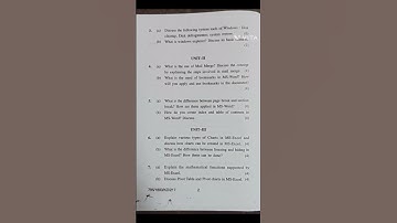 #kurukshetra University previous year computer science question paper #bsc(1st sem)✨PC software.