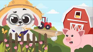 Zvieratká na farme a ich zvuky - rozprávka pre deti | Učenie hrou | NiniNana