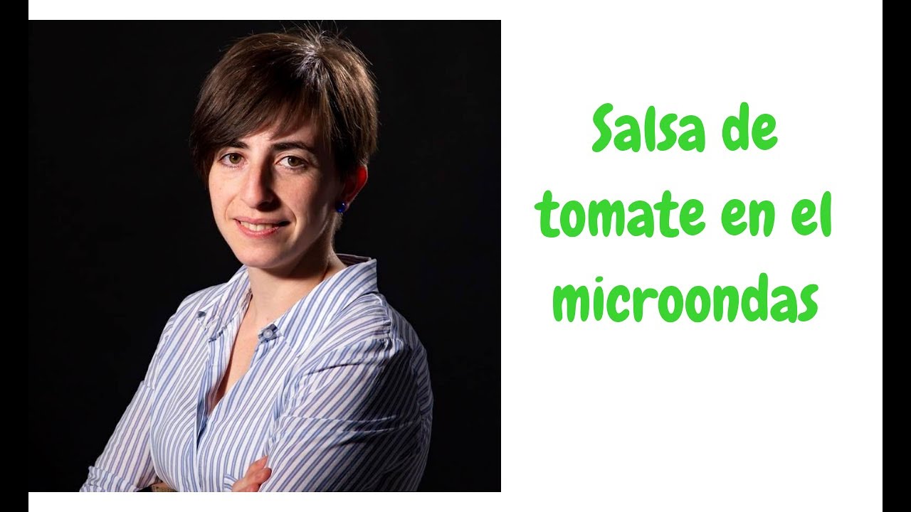 Salsa de tomate en el microondas