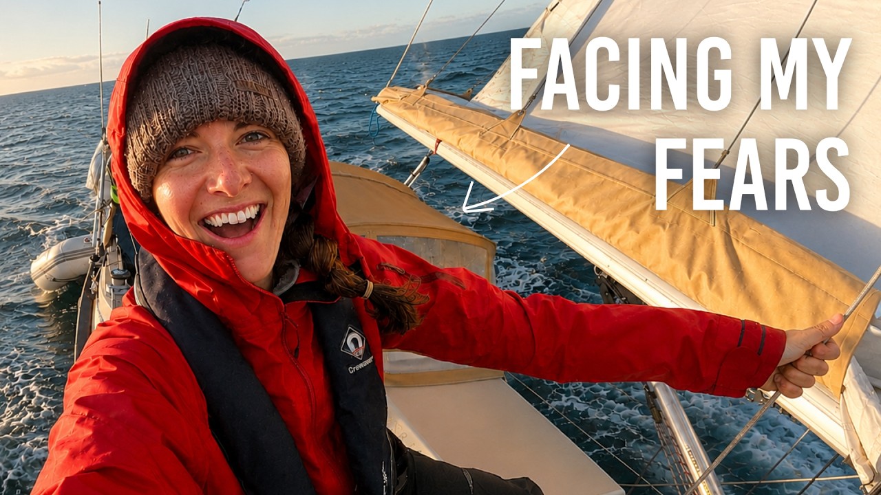 ⁣My First Time Sailing in 20+ Knot Winds (And How I Stay Safe)