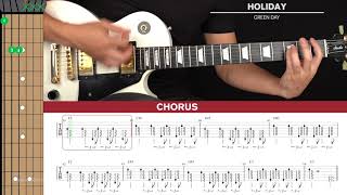 Video thumbnail of "Holiday Guitar Cover Green Day 🎸|Tabs + Chords|"