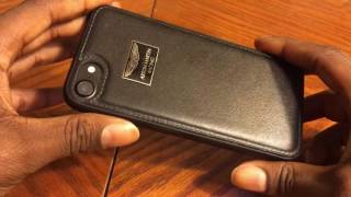Aston Martin [Racing Strap Series] Genuine [Leather] Back Case for iPhone 7 Review!