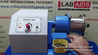 Laboratory Ball Mill for pulverizing, milling, grinding, and mixing a wide variety of materials
