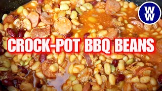 FAVORITE Crock-Pot BBQ Beans Lightened Up! WW Friendly Recipe/Weight Watchers/With Calories &amp; Macros