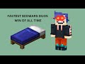 Hands Down the FASTEST Bedwars game you will EVER see!