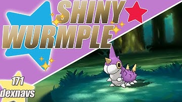 Live Shiny Wurmple - 171 dexnav encounters