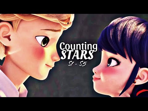 Counting Stars | Miraculous Season 1 to Season 5 (Miraculous AMV) HD
