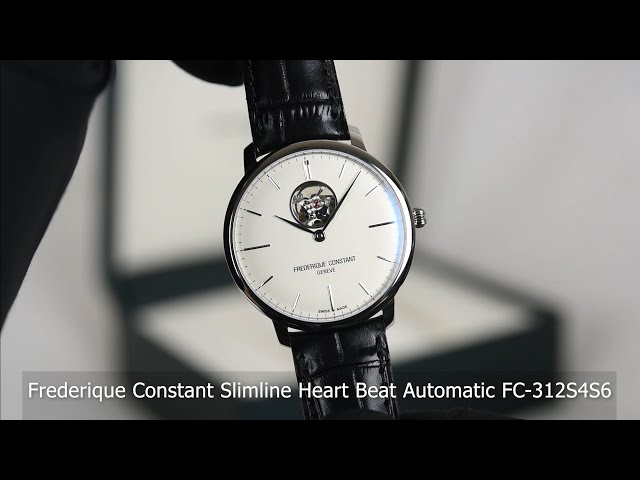 Forslag Summen spade Frederique Constant Slimline Heart Beat Automatic FC-312S4S6 - YouTube