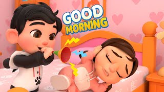 Good Morning Song | Coco Learns Animals on the Train | Newborn Nursery Rhymes