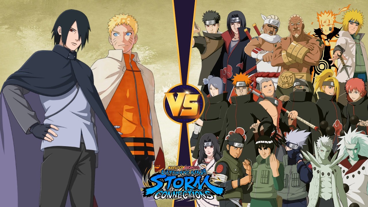 【Naruto & Sasuke Team VS two-man team Marathon battle】 NARUTO X BORUTO Ultimate Ninja STORM