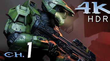 Halo: Infinite - [4K/60fps HDR] (100%, Heroic, All Collectables) Part 1 - Warship Gbraakon