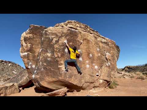 Beta Video for climb Hermione v4, Moe's Valley