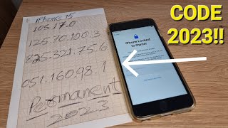 CODE 2023!! Permanently Unlock iCloud Activation Lock Disable Apple ID All Model Success 15,14,13,12