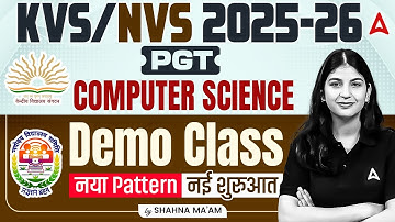 PGT Computer Science Demo Class | KVS NVS 2025-26 Complete Syllabus & Strategy | by Shahana Ma