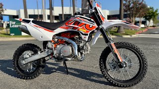 Just arrived: all new 2025 Kayo TD 110 EFI pit bikes!