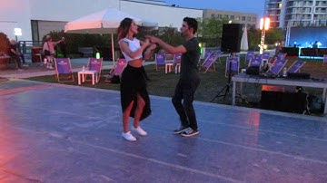 Zouk Basics Oliver+Marcia Frankfurt Skyline Plaza Party 2019 August, 24th