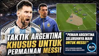 Argentina's Tactics Tailored for Messi's Playstyle