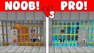 NOOB VS PRO Η ΚΑΛΥΤΕΡΗ ΦΥΛΑΚΗ ΣΤΟ MINECRAFT !