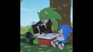 Scourge and little Sonic✨💕