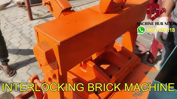 Double Mould Interlocking Brick Machine | Interlock Machine in Nepal #interlockbrickmachine