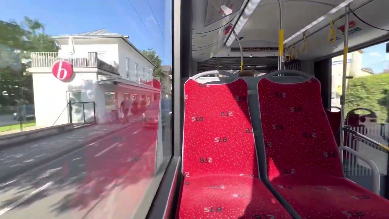 OBUS SLB Salzburg Mitfahrt: In Richtung F Hanuschplatz mit der Linie 1