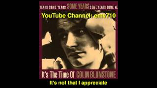 Miniatura de vídeo de "You Who Are Lonely - Colin Blunstone (with Lyrics)"