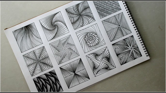 Cool Easy Patterns To Draw On Paper