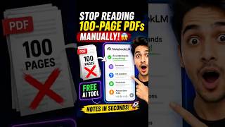Turn Any PDF Into Notes Instantly with AI 🚀 #shorts #trends #explore