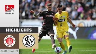 7-Goal Spectacle! | Fc St. Pauli - Elversberg 3-4 | Highlights | Matchday 29 - Bundesliga 2