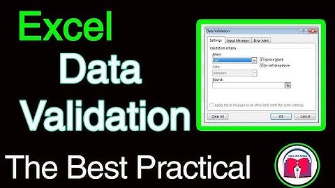 MS Excel Data Validation With Hlookup