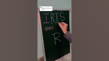 IRIS Name Logo 😍 Comment #shortvideo #namelogo #iris #name #tag #trendingshorts #namelogo #youtube