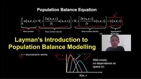 Population Balance Modelling - A Very Layman